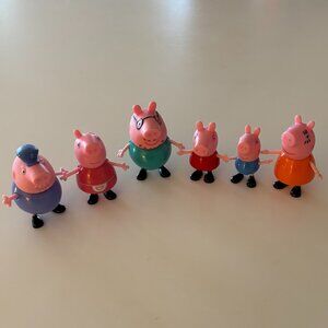 PEPPA PIG & FAMILY SET for Ages 2+ Years